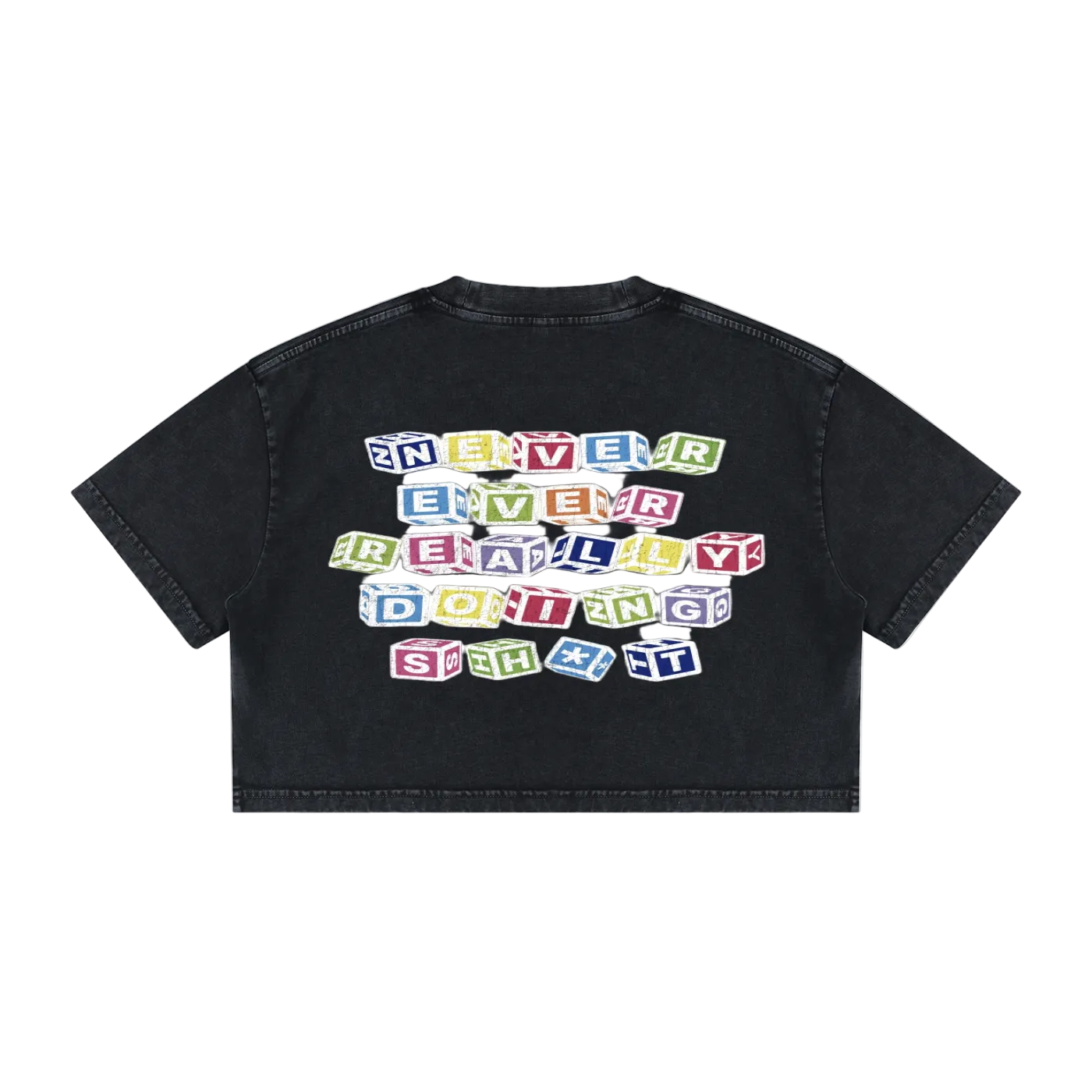 N.E.R.D.S. Women’s Crop Heavyweight Tee