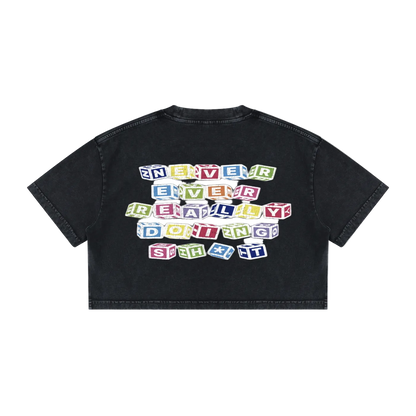 N.E.R.D.S. Women’s Crop Heavyweight Tee