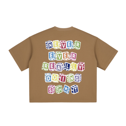 N.E.R.D.S. Brown Heavyweight Tee