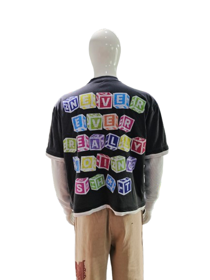 N.E.R.D.S Double Layer Waffle Long Sleeve